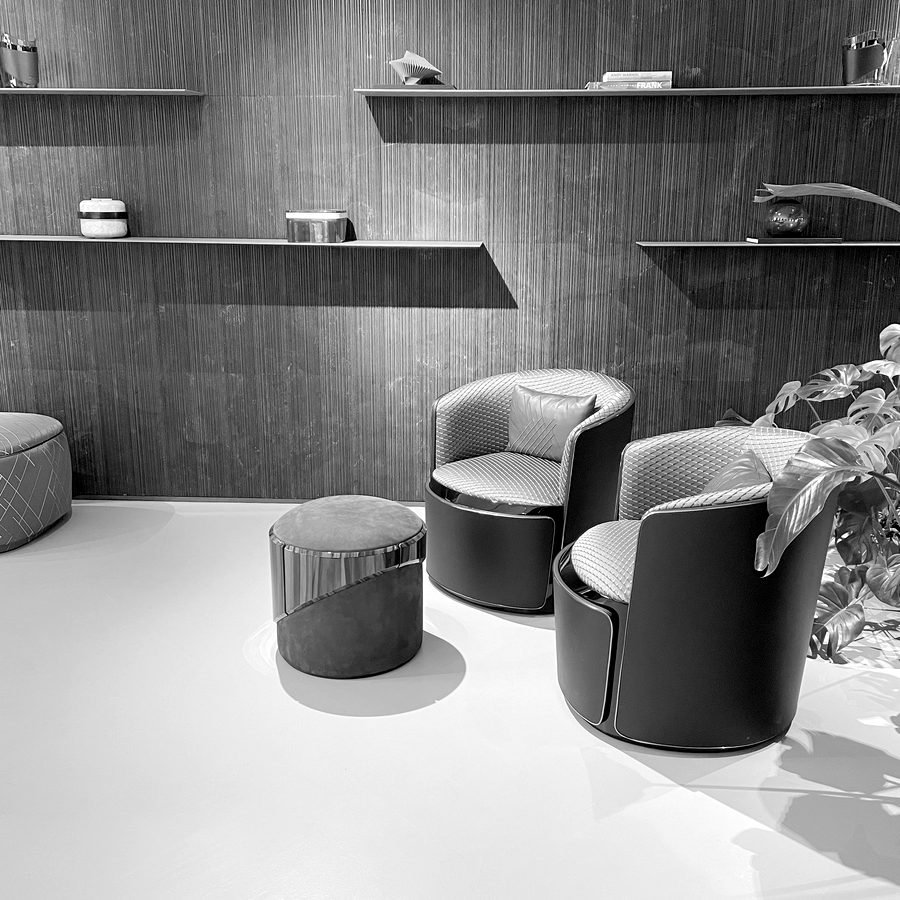 Home & living interior with lounge chairs