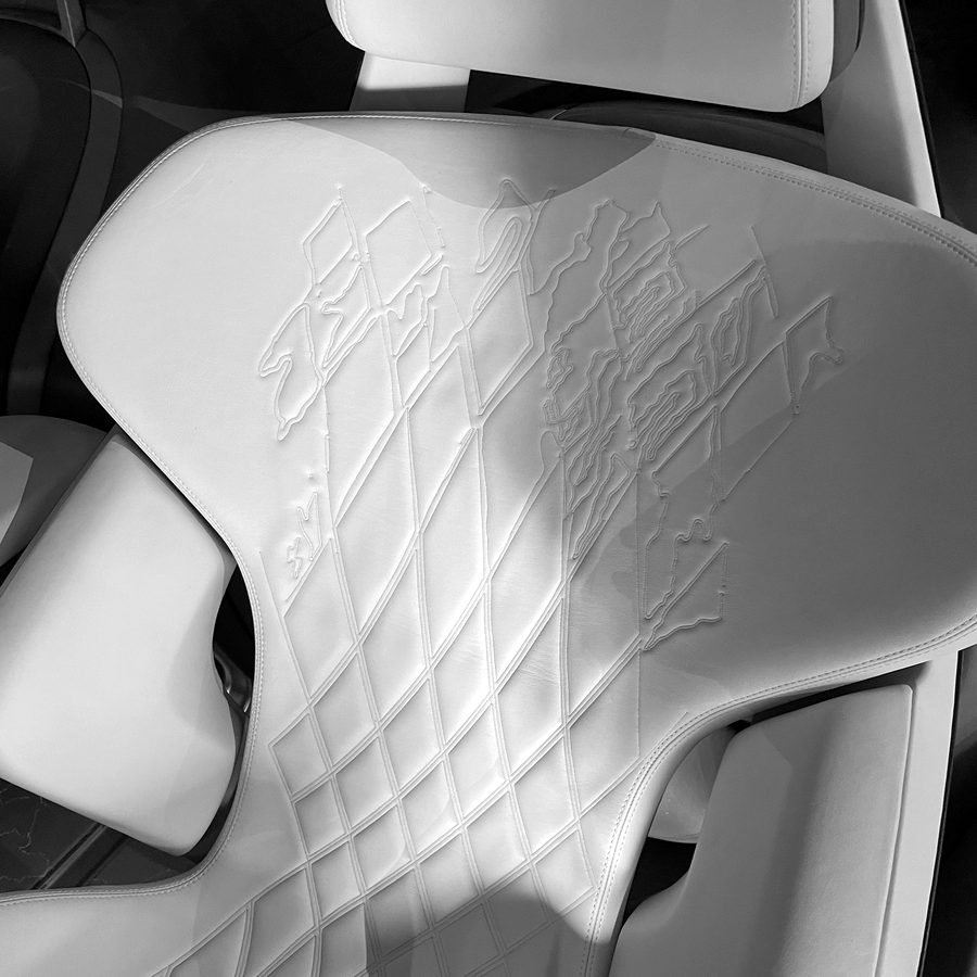 Quilted seat detail – lifestyle project for Bentley