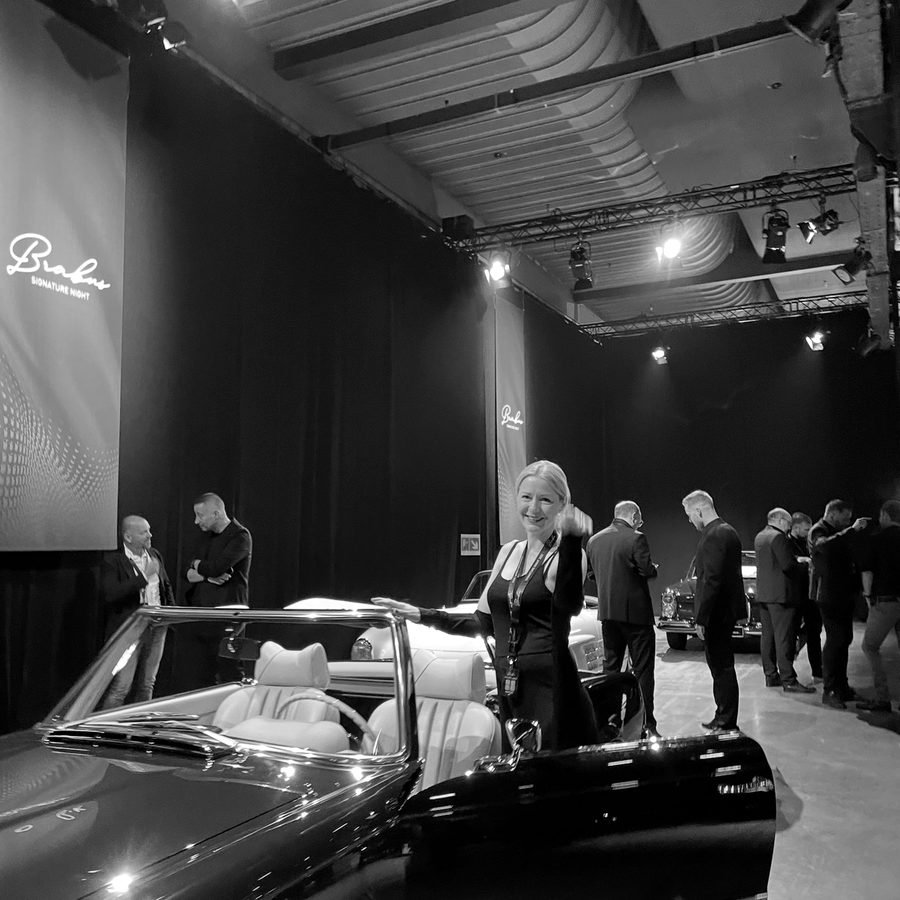 BRABUS fashion show with vehicle presentation